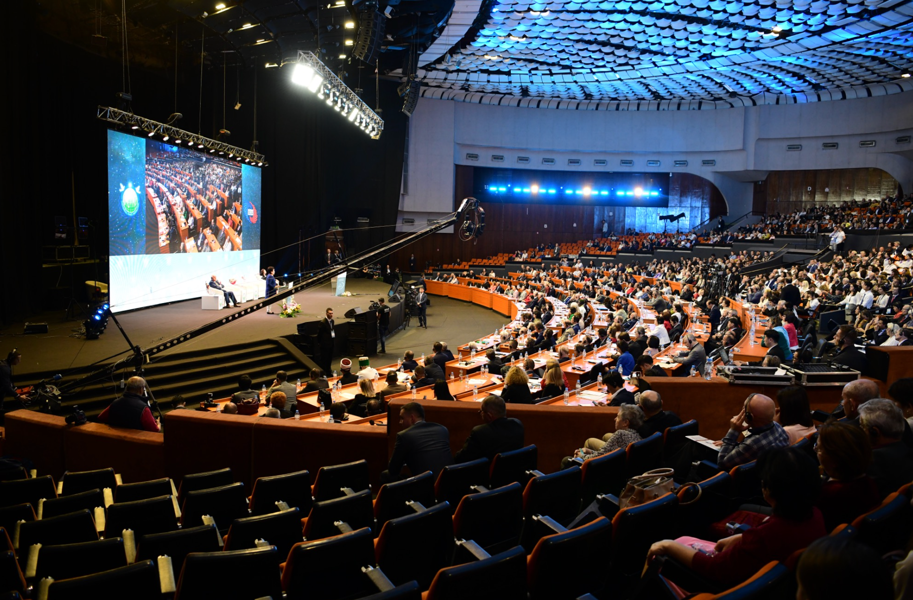 the Palace of Congresses in Tirana