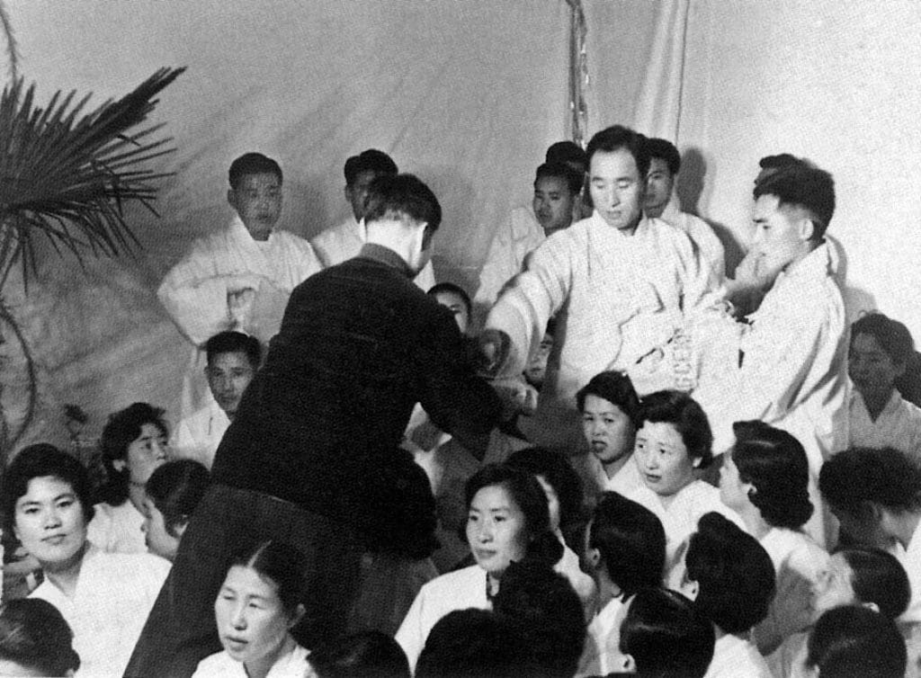 After the Holy Wedding, Father distributed Holy Salt.
