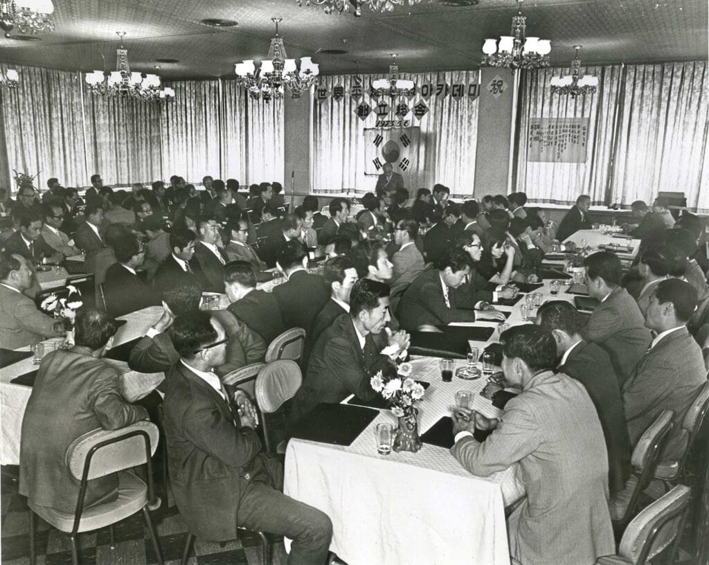 The Professors World Peace Academy (PWPA) was founded on May 6, 1973 in Seoul