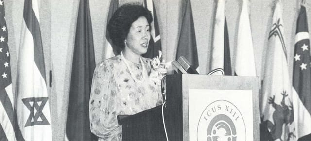 Dr. Hak Ja Han Moon message at the closing ceremony of the 13th ICUS